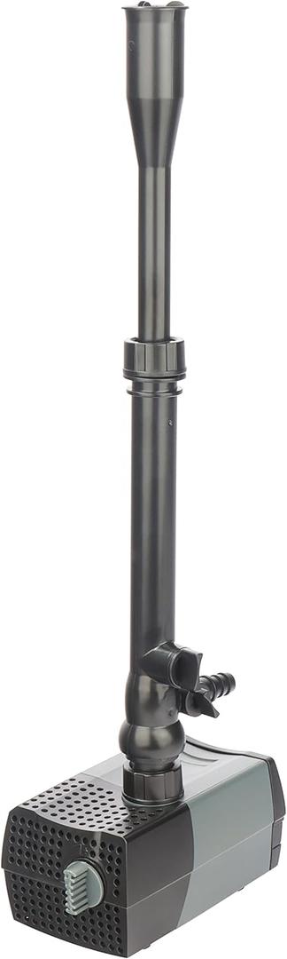 OYO WATER Pond Pumps Submersible Outdoor,555GPH Water Fountain Pump with Fountain Kits for Small Ponds (HSUP-2100F(555GPH)