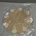 Christmas Placemats Set of 6 Christmas Decorations Indoor Round Placemats for Winter Holiday Party Kitchen Dinning Decorations