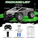 RC Cars with Camera Remote Control Truck with 720P HD FPV Camera, All-Terrain Remote Control Car with Led Light Rechargeable Battery, 1:28 RC Car Vehicle Toy Gifts for Kids Boys Girls