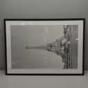 upsimples 24x34 Poster Frame, Display Pictures 20x30 with Mat or 24 x 34 Without, Wall Hanging Picture Frames, Black, 1 Pack