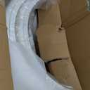 ECOTRIC Set of 2 Single Axle Trailer Fenders 13" Wheels Tire Skirt Boat 39.7" long x 8.8" wide x 11.4" tall 300 lbs (White)