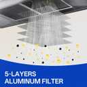 Allure Stove Range Hood Filter BPS1FA30 99010299 11.75"*14.25" Compatible For B-roan N-utone Aluminum Grease Mesh Charcoal Carbon Combo 30" wide QS Series Replaces 99010305 AP3378953 Range Hood Filter