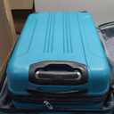 Travelers Club Chicago Hardside Expandable Spinner Luggage, Teal, 5 Piece Set