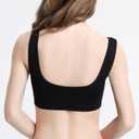 Women's Comfort Workout Sports Bra Low-Impact Activity Sleep Bras, Large