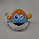 Bath Toys,Crab Baby Bath Toys Light Up Bath Bubble Machine with Colourful RGB Light Great Birthday Gift for Boys and Girls Toddler Toy for Kids Ages 1-3 4-8