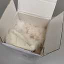 Neelvin Beige Faux Fur Cozy Soft Striped Decorative Throw Pillow Covers 20x20 inch Set of 2,Velvet Pillowcase Cushion Case for Sofa Couch