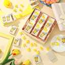 Yookeer 30 Sets Mental Health Gifts Funny Resin Duck Glow in The Dark Resin Duck with Your Present Is Inside Box, Naughty Office Gag Gifts for Coworker Adult Friend Women Men Employee (Yellow)