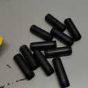 10 Pack 1 Inches x 4 Inches Black Malleable Steel Nipples Fitting, DIY Steampunk Industrial Vintage Style.