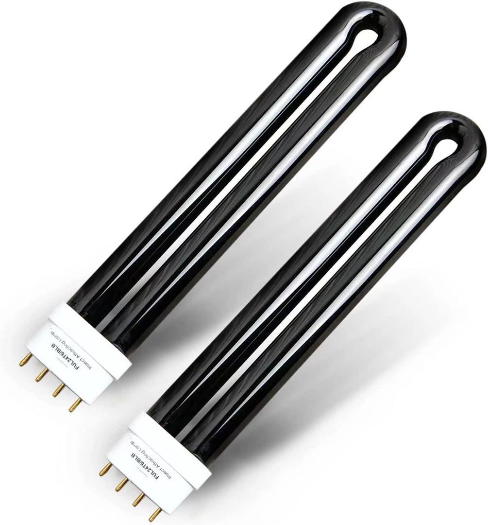 BAIMNOCM 2 Pack 10.2 Inches 24W B24B Replacement Black Bulb Light for Stinger BK300,BK310,BK500,BK510
