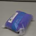 One Piece Swimdress Tummy Control Ruffle Swimsuit for Women Tie Knot Swim Dresses V Neck Bathing Suit Skirt (Blue)