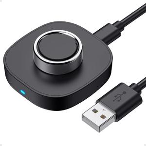Compatible with Oura Ring Gen 4 Charger - Size 6 - Fast and Safe Charging Dock with USB-C Cable - Essential for Oura Ring 4 UsersBlack