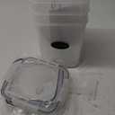 Flour Sugar Storage Containers (5.3L/4pk) Great Rice Canisters Sets For The Kitchen pantry, Large Food Storage Containers With Lids Airtight