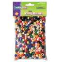 Creativity Street Pony Beads, Plastic, 6 Mm X 9 Mm, Assorted Primary Colors, 1000/set