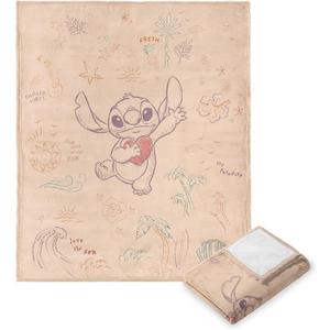 Northwest Lilo and Stitch Silk Touch Throw Blanket, 40" x 50", Love The Sea Northwest Lilo and Stitch Silk Touch Throw Blanket, 40" x 50", Love The Sea