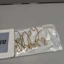 Hicarer Hello Gorgeous Metal Wall Art Decor Minimalist Decoration Metal Hello Gorgeous Decorative Sign for Living Room Office Bedroom Hotel Home Wall Decoration(Gold,Classic Style)