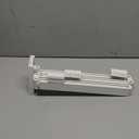 Abiglifty Clothes Drying Rack Wall Mounted, Laundry Drying Rack Collapsible, Foldable & Retractablewith 18 Hooks for Indoor/Outdoor Use inLaundry Room, Bathroom & Balcony (White)