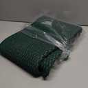 TYUU Bathroom Rugs Non Slip Washable, Super Absorbent Thin Bath Mat Quick Dry Low Pile Bathroom Rug, Dark Green 20"x48"