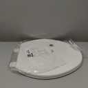 KOHLER 20110-0 Brevia, Slow Close Toilet Seat, Elongated Toilet Seat, Grip-Tight Bumpers Quick-Attach Hardware, White