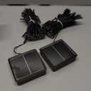 Solar String Lights Outdoor, 2 Pack 79FT 200 LED Waterproof Solar Christmas Lights with 8 Lighting Modes for Tree Yard Garden Party Xmas Decorations (100 Cool White)