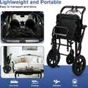 Lightweight Travel Wheelchair for Adults