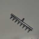 Pawfly 8-Way Aquarium Air Flow Control Lever Valve Chromium Copper Distributor Fish Tank Splitter Pump Accessories