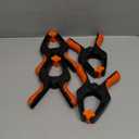 4 Pack Spring Clamps Heavy Duty, 6 Inch Wodworking Plastic Clamps for Crafts and Pool Cover Clips with 3 Inch Jaw Opening for Cover Holding and Wood Gluing