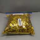 16PCS Cheerleading Pom Poms Metallic Foil Plastic Pom Poms with Baton Handle for Game Sports Squads Dancing Party Football Basketball Club Spirit Sports Stage Performance Celebration (Gold)