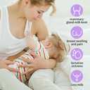 Breast Therapy Ice Packs, Hot and Cold Breast Pads, Breastfeeding Essentials Large Gel Bead Packs for Moms, 2 Pack (Pink, M)
