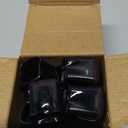 Chair Leg Floor Protectors Square Chair Leg Protectors for Hardwood Floors Silicone Caps Felt Strengthen Bottom Protection Anti-Scratch Reduce Noise 16 Pack Black Square M Fit:13/16" to 1" (20-26mm)