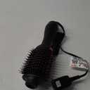Hair Dryer Brush Blow Dryer in One, Upgraded 4 in 1 Hair Dryer and Styler Volumizer with Negative Ion Anti-frizz Ceramic Titanium Barrel Hot Air Hair Straightener Brush (Black/Pink)