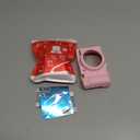 Silicone Case for Sony ZV-1F/ ZV-1 II/ZV-1M2 Digital Camera with 2PCS Screen Protector and a Lanyard Sony ZV-1 II case-(Pink)