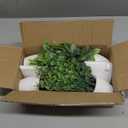 FAVOWREATH 4 Pack Fake Plants Ceramic Mini Artificial Greenery Potted Plants for Home Decor Office Decor Room Decor Farmhouse Decor Indoor Table Bathroom Decor (White)