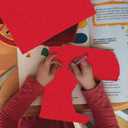 Red Glitter Cardstock, A4 Size Sparkly Paper, Glitter Paper for Cricut,Gradustion,DIF Crafts,Construction,Decor, 8.5x11.7", 22 Sheets, 250gsm