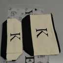 YOOLIFE Gifts for Women - Initial Canvas Tote Bag & Makeup Bag, Birthday Gifts for Women Mom Sister Friends