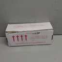 200 pcs Church Candles with Drip Protectors for Devotional Candlelight Vigil Service, Unscented White 5" H X 1/2" D, No Smoke, Shabbat, Praye