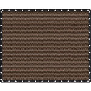 VICLLAX Shade Fabric Sun Shade Cloth Privacy Screen with Grommets for Patio Garden Pergola Cover Canopy 16x20 FT, Mocha