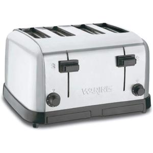 WCT708 4 Slice Brushed Chrome Commercial Toaster Oven
