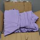 WELMATCH Lavender Stretch Spandex Chair Covers - 12 PCS Banquet Events Party Universal Dining Decoration Scuba Elastic Chair Covers Premium (Lavender, 12)