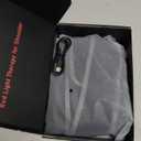 Red Light Therapy for Shoulder with Heat & Massage, 6 Modes 5000mAh Cord-Free Controller Infrared Light with 216 Beads 660nm & 850nm Portable Heated Shoulder Pad, Last 110-240mins