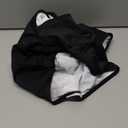 SUUKSESS Women Slimming Tummy Control One Piece Swimsuit Sexy V Neck Push Up Bathing Suit Crisscross Back Swimwear (Black White, XL)