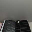 Plus Size Travel Makeup Bag with Large Lighted Mirror, Makeup Cosmetic Train Case with Detachable Mirror and Light Waterproof Artist Organizer with Adjustable Dividers Gift for Women (Pink)