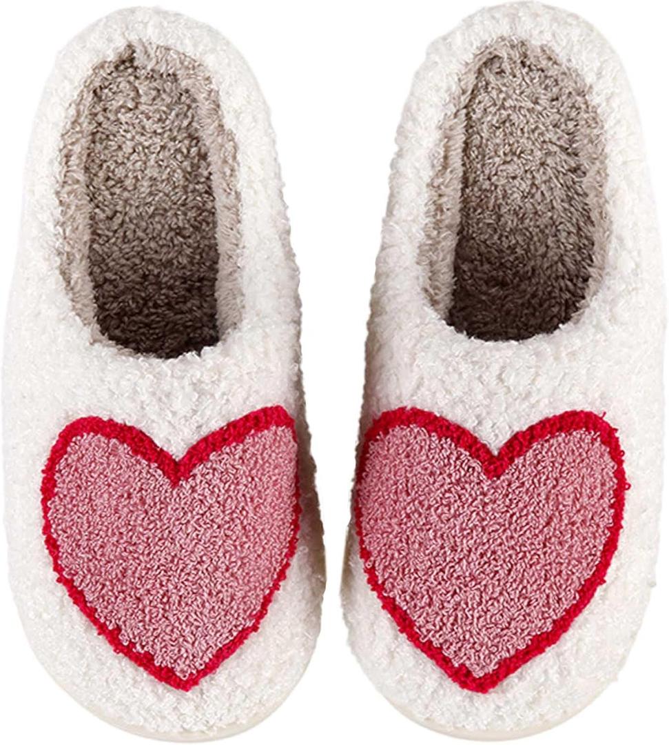 Comfy House Slippers For Women Men, Ladies Fuzzy Bedroom Slippers,indoor Outdoor Memory Foam Shoes, Size 37-38