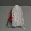 Auggle Christmas Baby Onesie Snowman Plush Cosplay Costume Suit with Scarf (9-12Months, White)