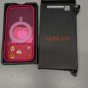 CANSHN 360 Spin Magnetic Stand for iPhone 17 Pro Case with Camera Control [Full Camera Protection] [Compatible with Magsafe] Translucent Matte Shockproof Protective Phone Cover 6.3" - Hot Pink