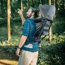 Chicco SmartSupport Aluminum Frame Backpack Carrier, Lightweight Baby Backpack Carrier, Solar/Grey