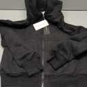 PRETTYGARDEN Women's Zip Up Y2K Hoodies 2026 Fall Fashion Long Sleeve Hooded Fleece Sweatshirts Casual Jacket Winter Clothes (Black, Small)