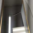 Giftgarden 47"x14" Gold Full Length Mirror Aluminum Framed, Modern Long Wall Mirror Tall Full-Body, Wall Mounted or Over The Door Hanging for Bedroom Closet Bathroom, Golden