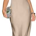 RIHOAS Midi Cocktail Dresses for Women Wedding Guest V Neck Ruffle Spring Summer A Line Formal Dress Flowy Party Gown Wedding (M)