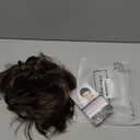 Short Brown Wig for Mens Layered Natural Fluffy Synthetic Hair Wig Heat Resistant Halloween Cosplay with Wig Cap