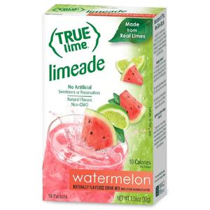 True Citrus True Lime Watermelon Aqua Fresca, 10 Count (Pack of 12) (EXP 07/22/28)